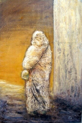 Peinture intitulée "Vers l'espérance" par Isabelle Frossard Corthay, Œuvre d'art originale, Huile