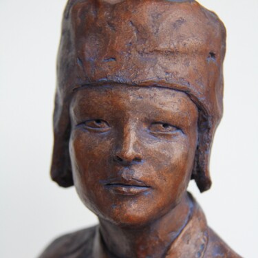 Sculpture intitulée "Sönam" par Isabelle Haas, Œuvre d'art originale, Terre cuite