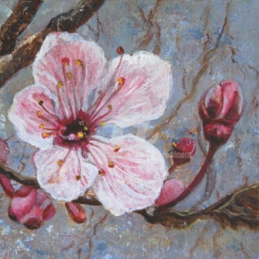 Pintura intitulada "Primavera" por Isabelle Jacq (Gamboena), Obras de arte originais, Acrílico