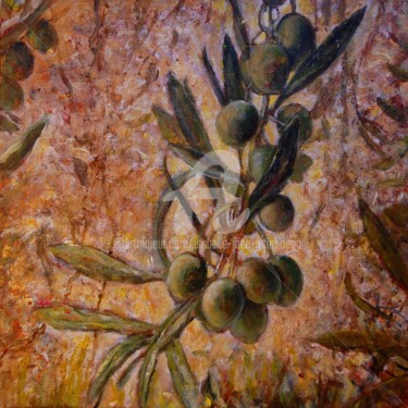 Peinture intitulée "Naturaleza Andaluza" par Isabelle Jacq (Gamboena), Œuvre d'art originale