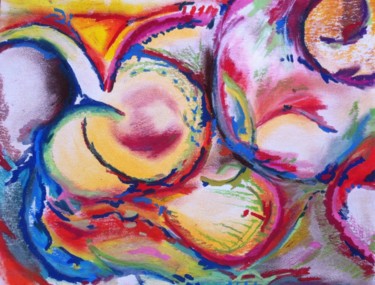 Peinture intitulée "Rêve" par Isabelle Jourdant, Œuvre d'art originale, Pastel