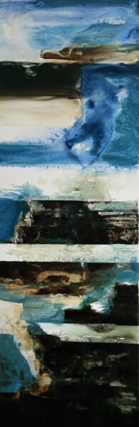 Pittura intitolato "Marine I" da Isabelle Langlois, Opera d'arte originale, Acrilico