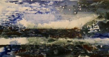 Peinture intitulée "Marine d'Automne I" par Isabelle Langlois, Œuvre d'art originale, Acrylique