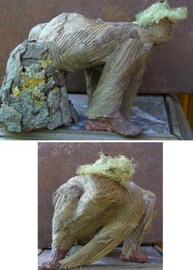 Sculpture intitulée "palma christi" par Isabelle Lasternas, Œuvre d'art originale