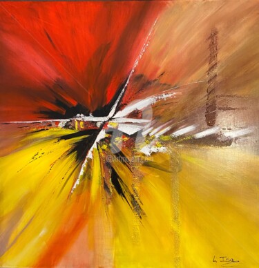 Peinture intitulée "Déflagration" par Isabelle Laurent, Œuvre d'art originale, Acrylique