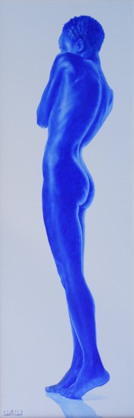 Malerei mit dem Titel "Sylphide" von Isabelle Lebret, Original-Kunstwerk, Öl