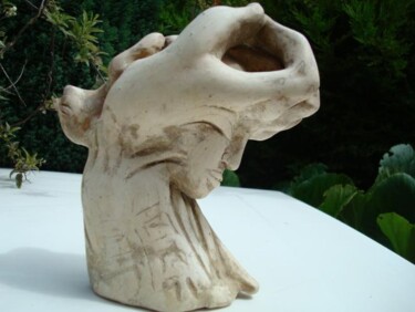 Sculpture intitulée "Roots / Racines" par Isabelle Leroux, Œuvre d'art originale, Terre cuite