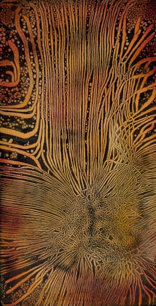 绘画 标题为“Nausicaa” 由Isabelle Mathis, 原创艺术品, 搪瓷