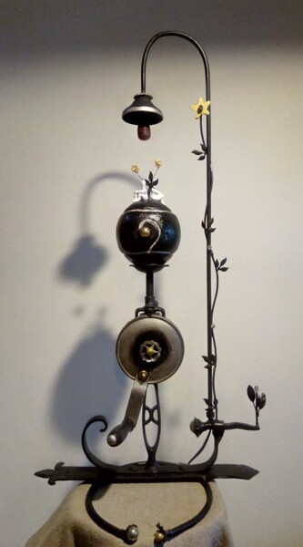 Et si on rallumait les étoiles Sculpture intitulée "Et si on rallumait…" par Isabelle Merle, Œuvre d'art originale, Métaux
