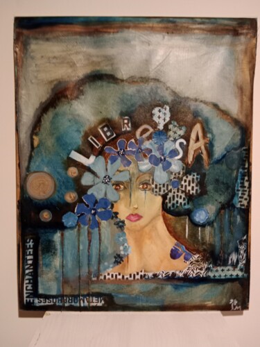 Peinture intitulée "J'ai fait un rêve" par Isabelle Merle, Œuvre d'art originale, Huile