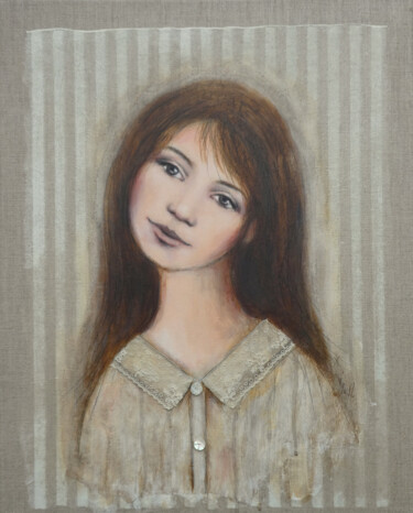 Peinture intitulée "Anna" par Isabelle Milloz, Œuvre d'art originale, Acrylique Monté sur Châssis en bois