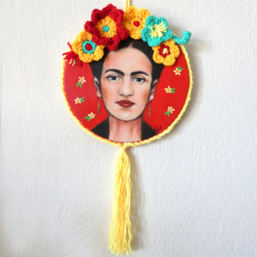Painting titled "Frida III" by Isabelle Milloz, Original Artwork, Acrylic