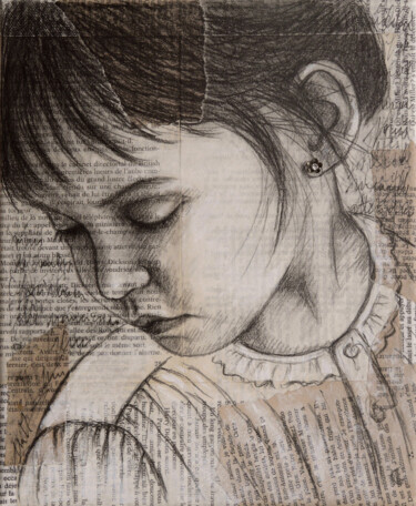 Dessin intitulée "Mine 14" par Isabelle Milloz, Œuvre d'art originale, Crayon