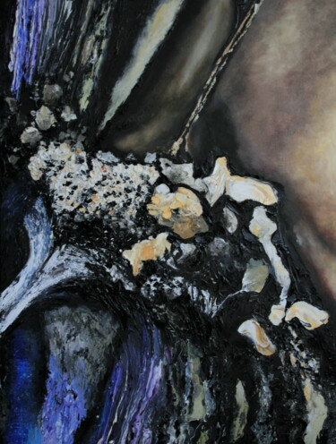 Pintura titulada "Abstrait 22" por Isabelle Paraskiova, Obra de arte original, Oleo Montado en Bastidor de camilla de madera