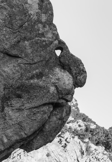 Photographie intitulée "Le gardien de pierre" par Isabelle Pautrot, Œuvre d'art originale, Photographie numérique