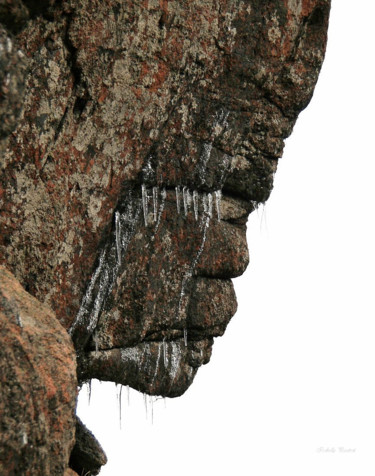 Photographie intitulée "Africaine en pleure" par Isabelle Pautrot, Œuvre d'art originale, Photographie numérique