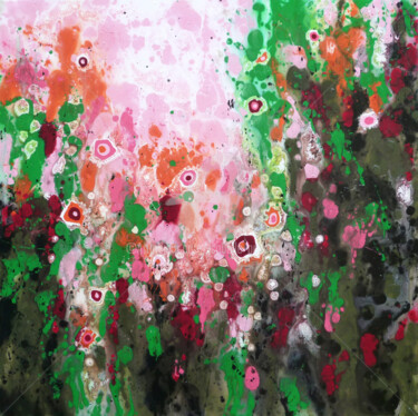 Peinture intitulée "Dew Morning" par Isabelle Pelletane, Œuvre d'art originale, Acrylique