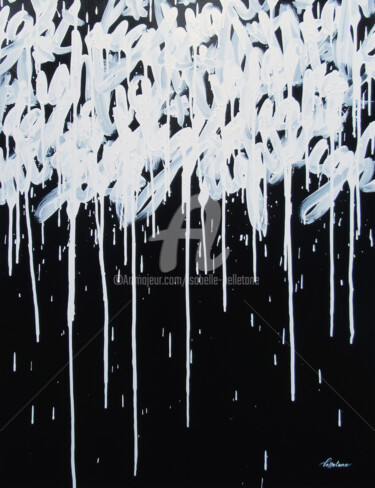 Картина под названием "Light" - Isabelle Pelletane, Подлинное произведение искусства, Акрил Установлен на Деревянная рама дл…