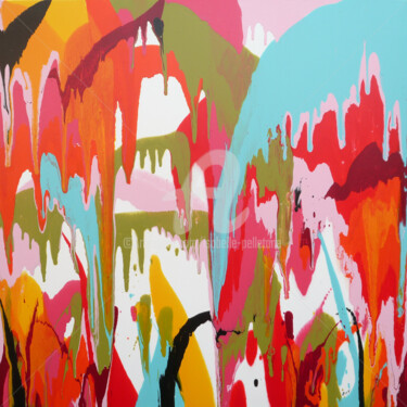 Peinture intitulée "Urban Jungle 4" par Isabelle Pelletane, Œuvre d'art originale, Acrylique Monté sur Châssis en bois