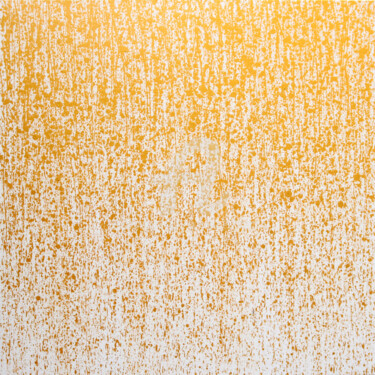 Painting titled "Golden light rain" by Isabelle Pelletane, Original Artwork, Acrylic Mounted on Wood Stretcher frame