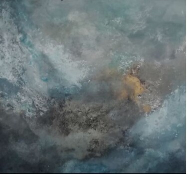 Картина под названием "turbulences" - Isabelle Petit, Подлинное произведение искусства, Акрил