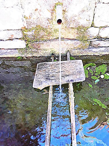 "Fontaine photo trai…" başlıklı Fotoğraf Isabelle Pons tarafından, Orijinal sanat, Dijital Fotoğrafçılık