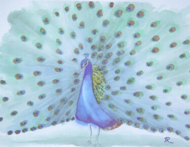 Pintura titulada "Aquarelle originale…" por Isabelle Redonnet, Obra de arte original, Acuarela