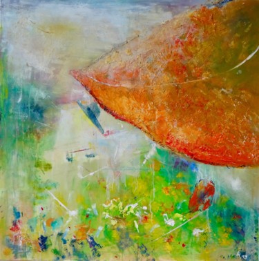 Peinture intitulée "danse-d'automne.jpeg" par Isabelle Reygaerts, Œuvre d'art originale, Huile