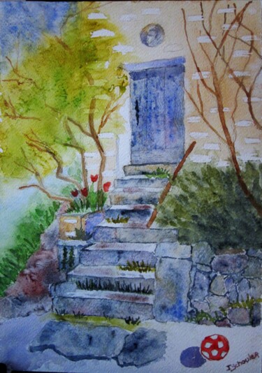 Painting titled "img-7947.jpg" by Isabelle Schouler, Original Artwork, Watercolor