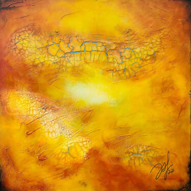 Pintura intitulada "Sahara" por Isabelle Scottu, Obras de arte originais, Acrílico