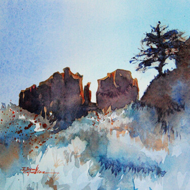 Painting titled "isabelle-seruch-cap…" by Isabelle Seruch Capouillez, Original Artwork, Watercolor