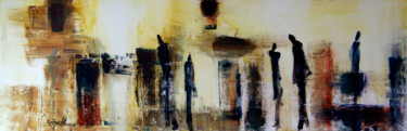 Malerei mit dem Titel "Passage" von Isabelle Seruch Capouillez, Original-Kunstwerk, Öl