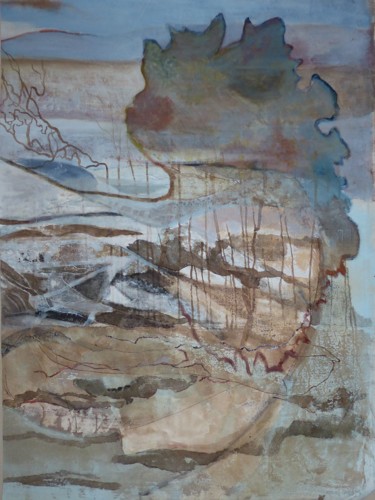 Картина под названием "Sur un arbre perché…" - Isabelle Thanwerdas, Подлинное произведение искусства, Акрил