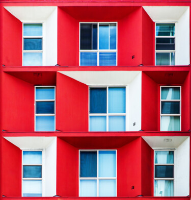 Photography titled "Les fenêtres cubiqu…" by Veronese Isabelle, Original Artwork, Digital Photography