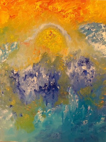 Painting titled "Tanka" by Isabelle Wachsmuth, Original Artwork, Acrylic