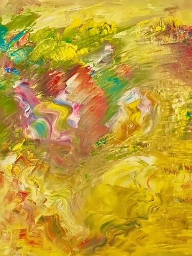 Peinture intitulée "Les couleurs de l'a…" par Isabelle Wachsmuth, Œuvre d'art originale, Acrylique