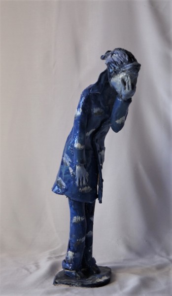 Sculpture intitulée "Pleurs" par Isabelle Zwang, Œuvre d'art originale, Céramique