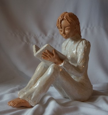 Skulptur mit dem Titel "SERRE LIVRE 1" von Isabelle Zwang, Original-Kunstwerk, Keramik