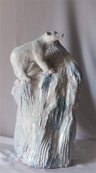 Sculpture titled "Dérive" by Isabelle Zwang, Original Artwork, Ceramics