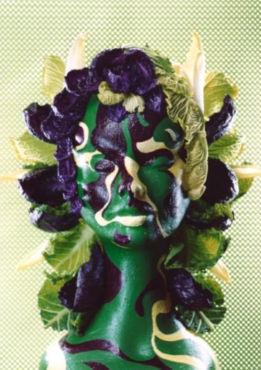 Photography titled "Cabbage Head" by Isabelle Deflandre, Original Artwork