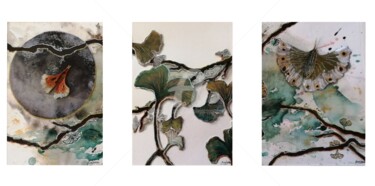 Envol Painting titled "Envol" by Isabelle Jacq Gamboena, Original Art, Watercolor