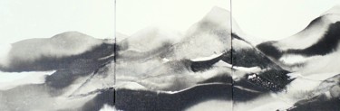 Peinture intitulée "Richter in the head…" par Isabelle Mignot, Œuvre d'art originale, Encre