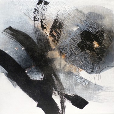 Malerei mit dem Titel "A fleur de coeur (1)" von Isabelle Mignot, Original-Kunstwerk, Andere