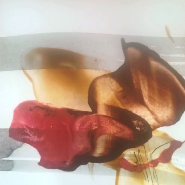 Peinture intitulée "A parfumer l'automn…" par Isabelle Mignot, Œuvre d'art originale, Encre