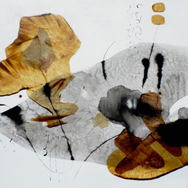 Pintura intitulada "Sous l'effet d'un m…" por Isabelle Mignot, Obras de arte originais, Acrílico