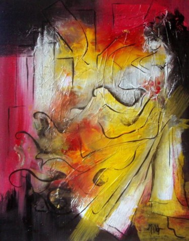 Painting titled "Volver" by Isabelle Mignot, Original Artwork, Oil