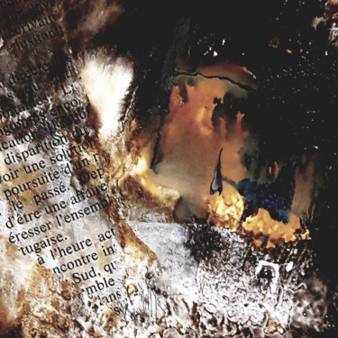 Картина под названием "Soulscape 7" - Isabelle Mignot, Подлинное произведение искусства, Чернила