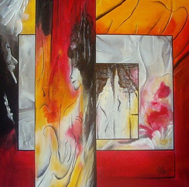 Malerei mit dem Titel "Volver II" von Isabelle Mignot, Original-Kunstwerk, Öl