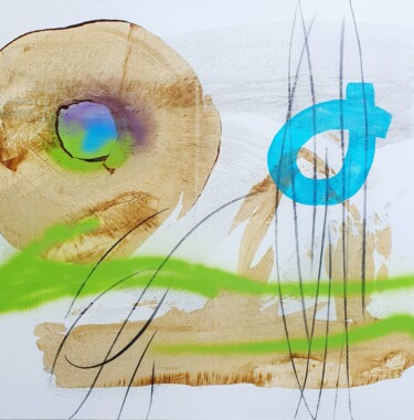 Peinture intitulée "Comme un printemps…" par Isabelle Mignot, Œuvre d'art originale, Acrylique Monté sur Châssis en bois