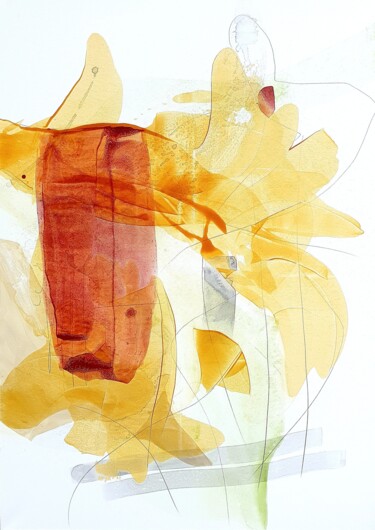 Malerei mit dem Titel "Colors of my dreams" von Isabelle Mignot, Original-Kunstwerk, Acryl Auf Keilrahmen aus Holz montiert